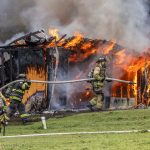 Garage goes up in flames on Janesville’s far south side