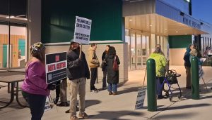 Organizers estimate about 1,000 signature collected so far to force a referendum on data center