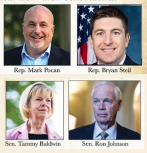 Groups invite Steil, Pocan, Baldwin and Johnson to community town hall in Janesville