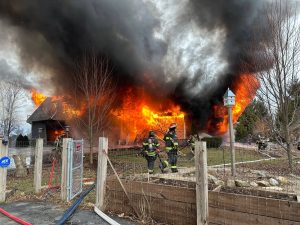 Rural Clinton home destroyed by fire