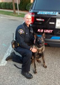 Janesville Police Department remembers retired K-9 named Grand